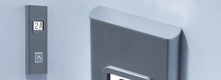 DMG surface mounted operating panel for elevators with buttons and position indicator