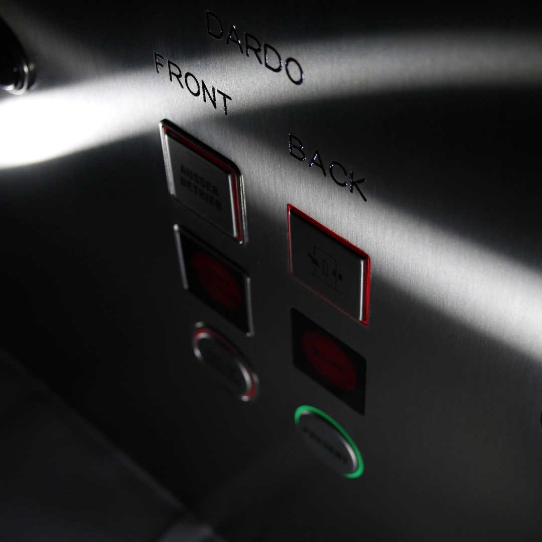 DARDO lift light signals mounted on DMG panel