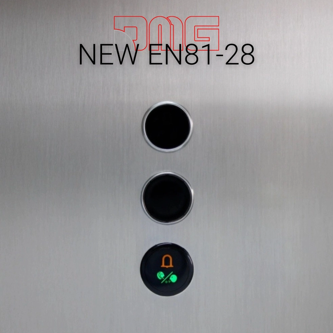 EN81-28 compliant lift light signal installed on DMG panel
